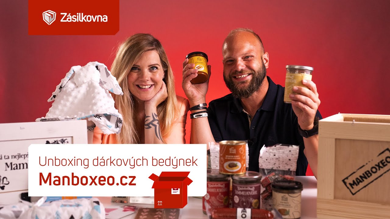 Unboxing dárkových bedýnek - Manboxeo.cz