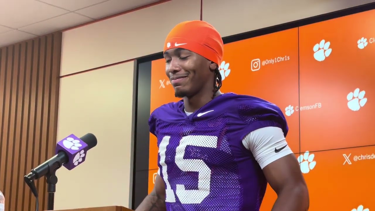 Clemson QB Chris Denson talks about practice, competition and Chad Morris 