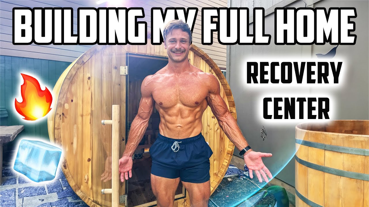 BUILDING MY DREAM HOME RECOVERY CENTER | Sauna + Cold Plunge Setup