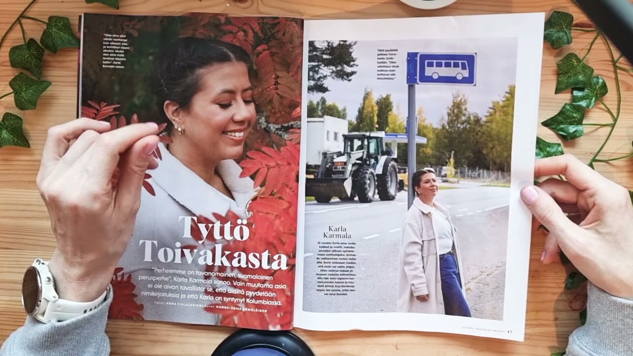 ASMR SUOMI / Luetaan Kodin Kuvalehden uusin numero