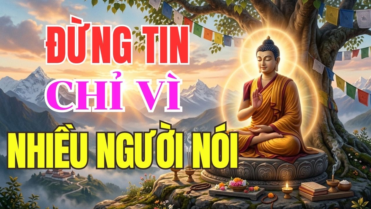 Đừng tin chỉ vì nhiều người nói - Lời Phật dạy