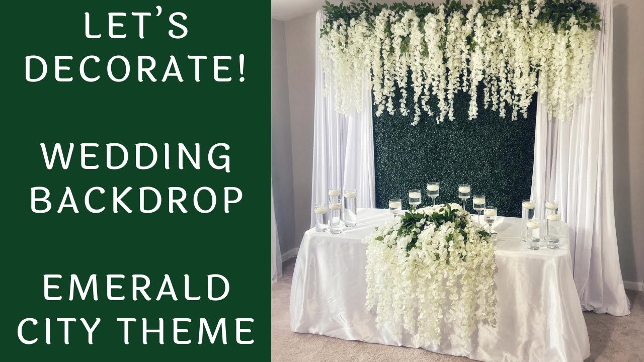 Floral Boxwood Backdrop For A Wedding | DIY Tutorial