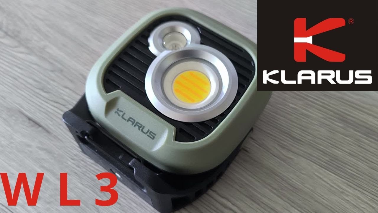 KLARUS WL3 - Plus qu'une lanterne...