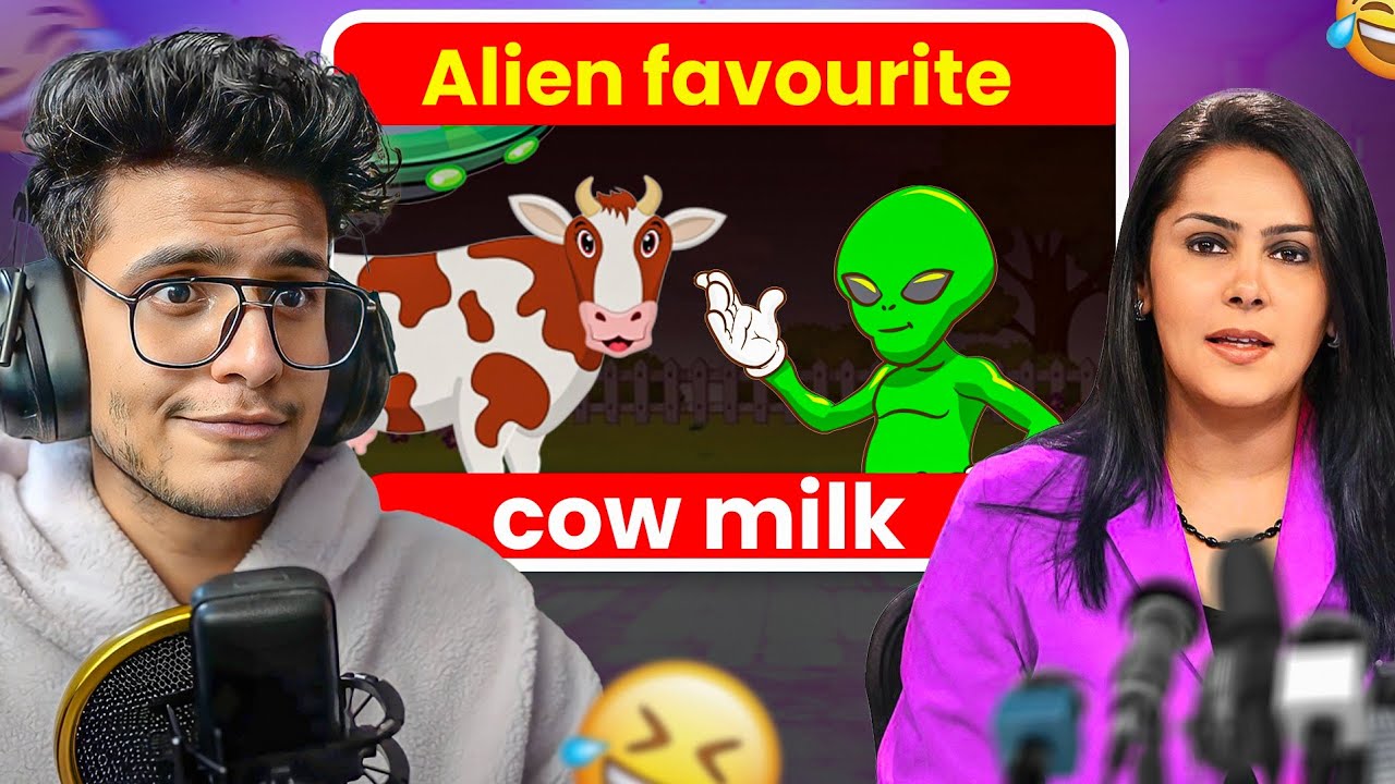 Aliens Drink Cow Milk?? Indian Media Roast