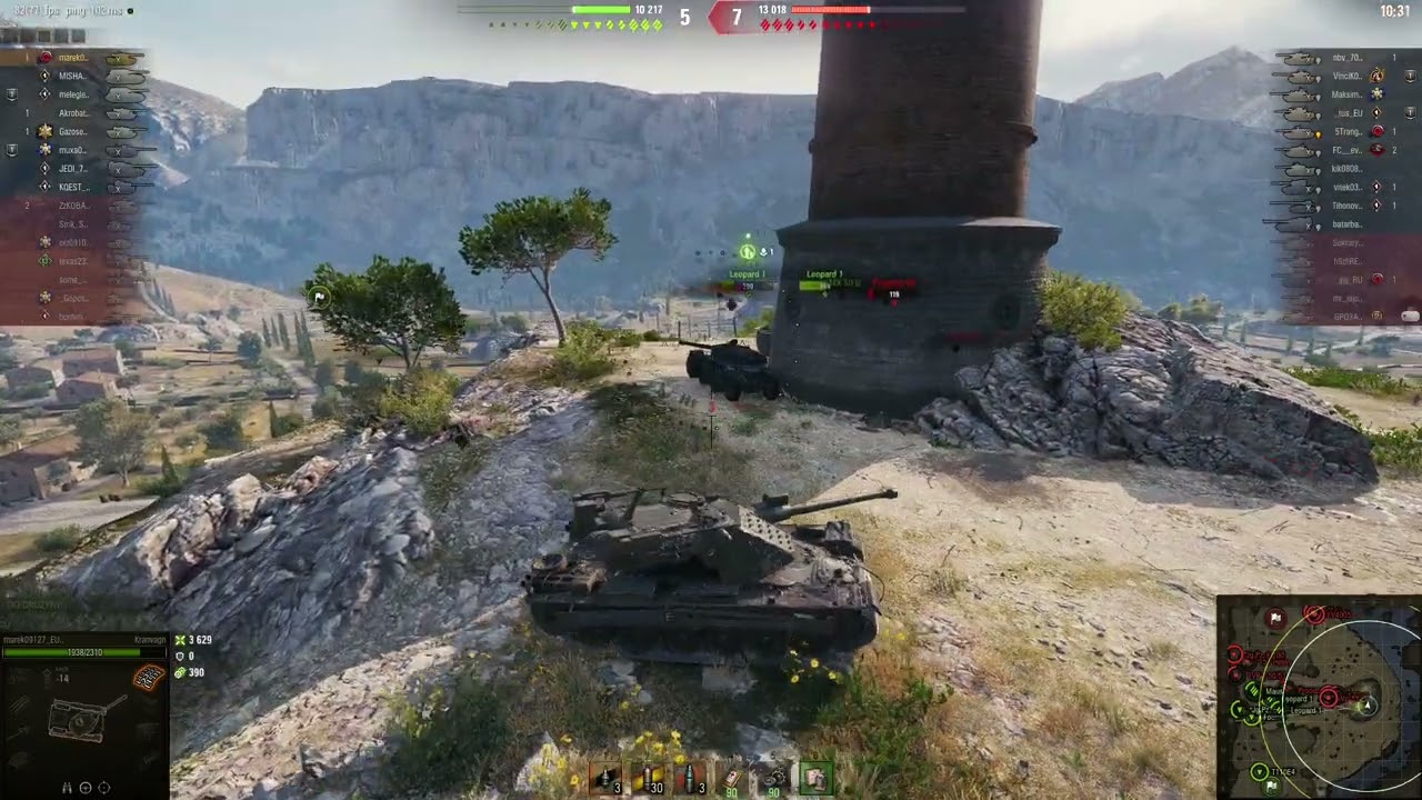 Kranvagn on Cliff
