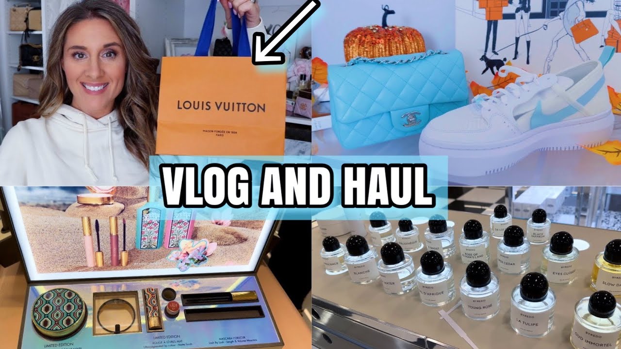 SHOPPING VLOG AND HAUL - LV UNBOXING, SEPHORA HAUL, NEW NIKES, GUCCI BEAUTY AND MORE...............