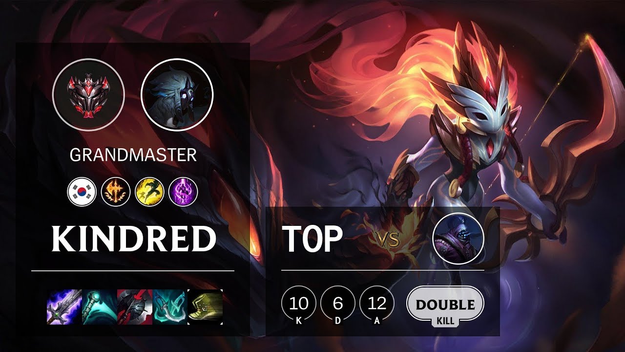Kindred Top vs Jax - KR Grandmaster Patch 10.10