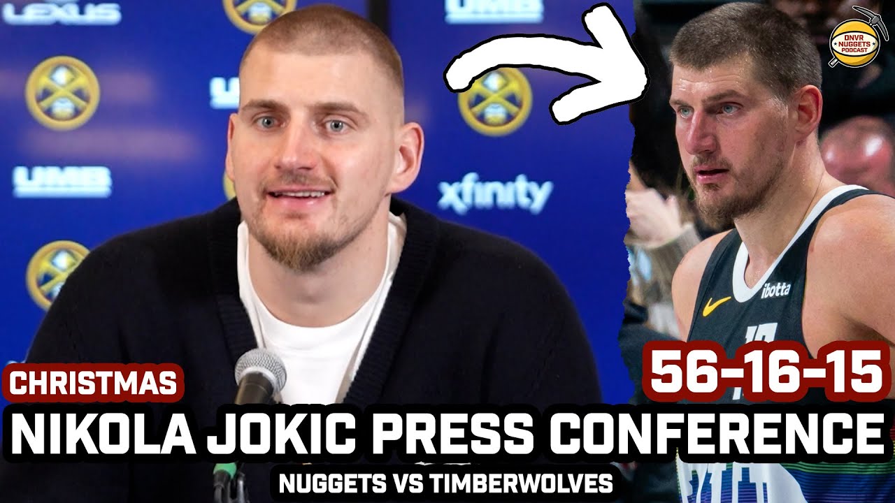 Nikola Jokic Happy After Scoring INSANE 56-16-15 in Nuggets OT Christmas WIN vs Timberwolves