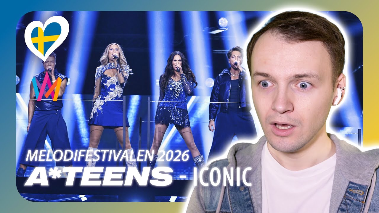 REACTION to A*TEENS with ICONIC 🇸🇪 Live Performance | Melodifestivalen 2026 Heat 1