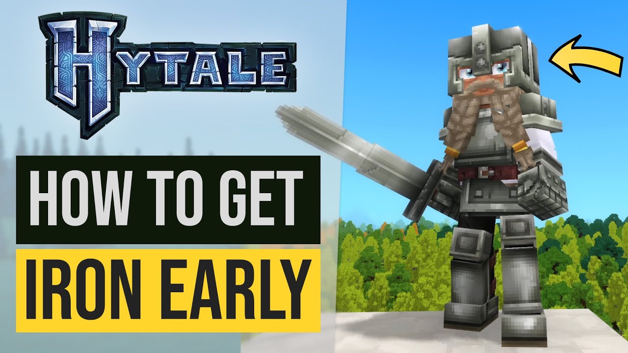 Hytale: Как получить железо раньше срока