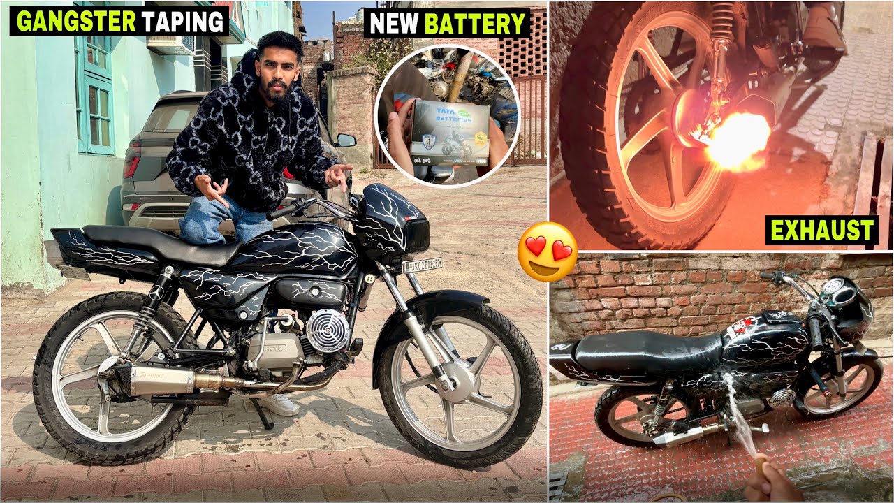 Splendor Full Wrapping | Splendor Modified Sticker | Splendor Modified Bike | Splendor Modification