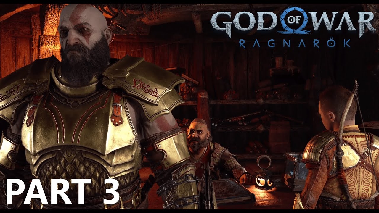 God of War Ragnarök Full Game PS5 - Part 3 (Nidavellir City Wetlands + Durlin) (4K 60 FPS)