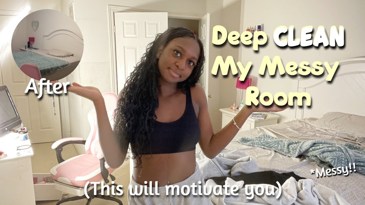 DEEP CLEAN my room with me *this will motivate you*
