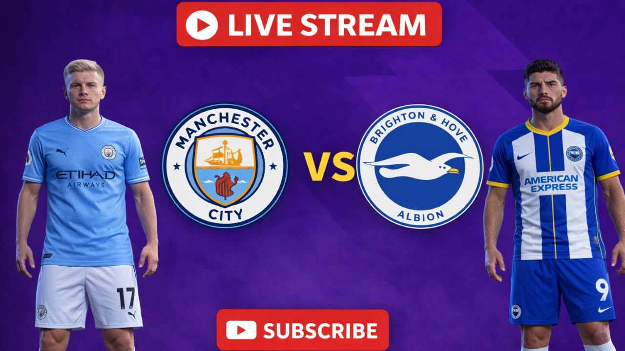 🔴 LIVE | Manchester City 3–3 Brighton 😱 | THRILLER Draw! | Premier League 2025/26 | FC26 | PS5