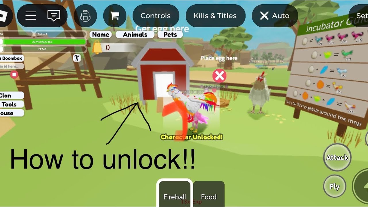 How to unlock chickens in Animal Simulator