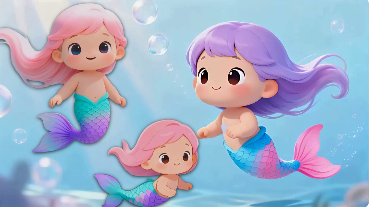 Calm Sea Friends for Babies 🐠 | Gentle Mermaid & Ocean Calm (30 Minutes)