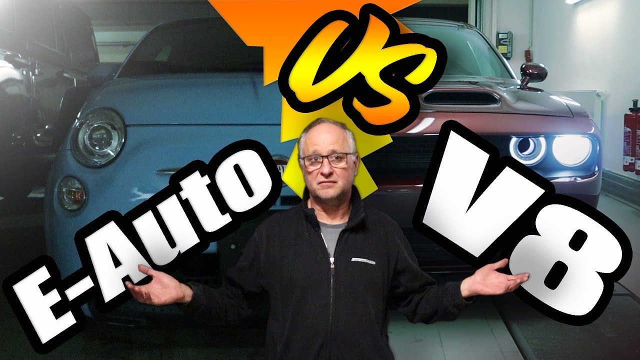 Geigercars - E-Auto VS V8!  DODGE CHALLENGER HELLCAT 856 PS 100-200 Zeit?! | #Hellcatsforfuture ❤️