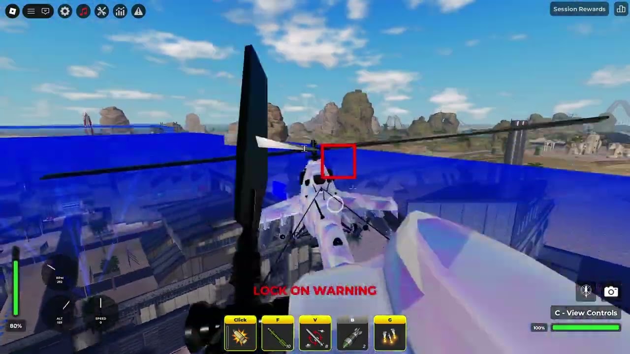 Destroying War Tycoon server with the Mi-24 Superhind