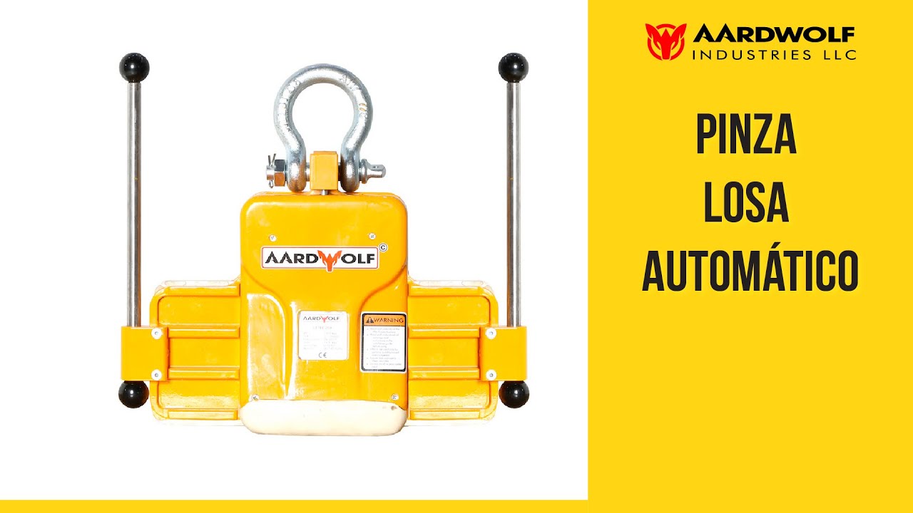 Pinza losa automático aardwolf, para mover mármol, granito,porcelana, vidrio,otras láminas delgadas.