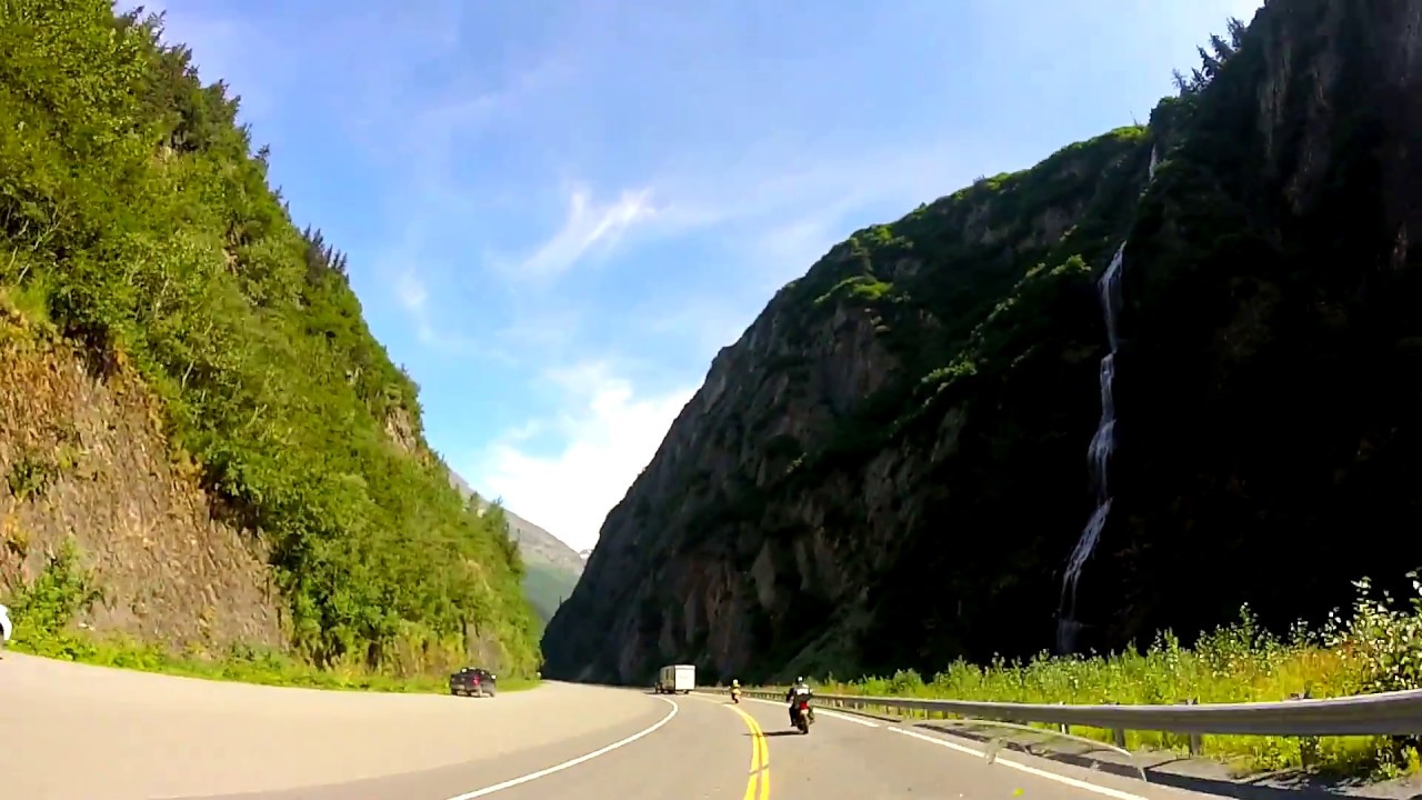 Alaska Tour Day2: Valdez  to Keystone Canyon Alaska