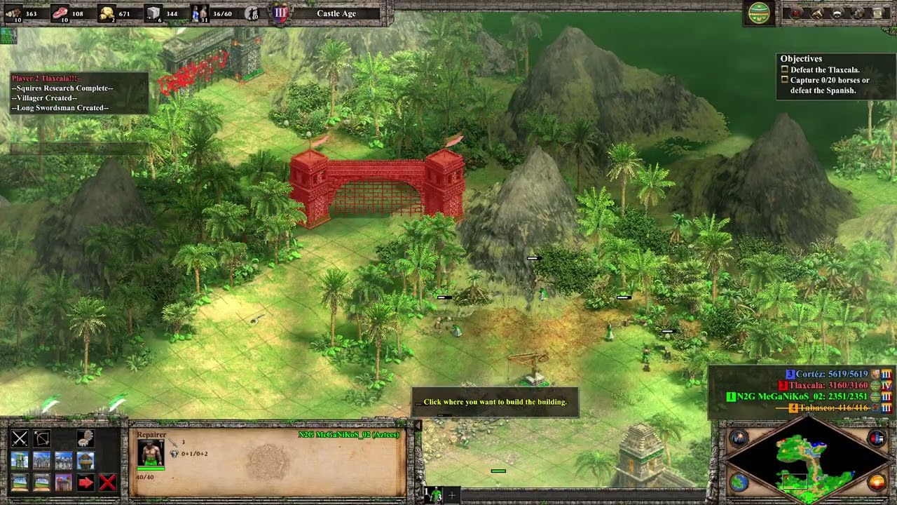 Quetzalcoatl - Montezuma - Age of Empires II: Definitive Edition - Hard Walkthrough