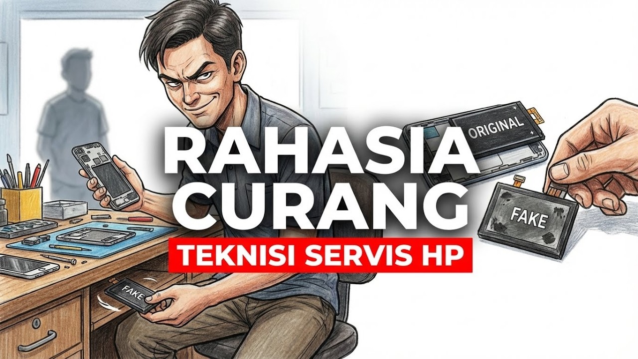 Trik Bisnis Jasa Service HP: Tukar Komponen Ori