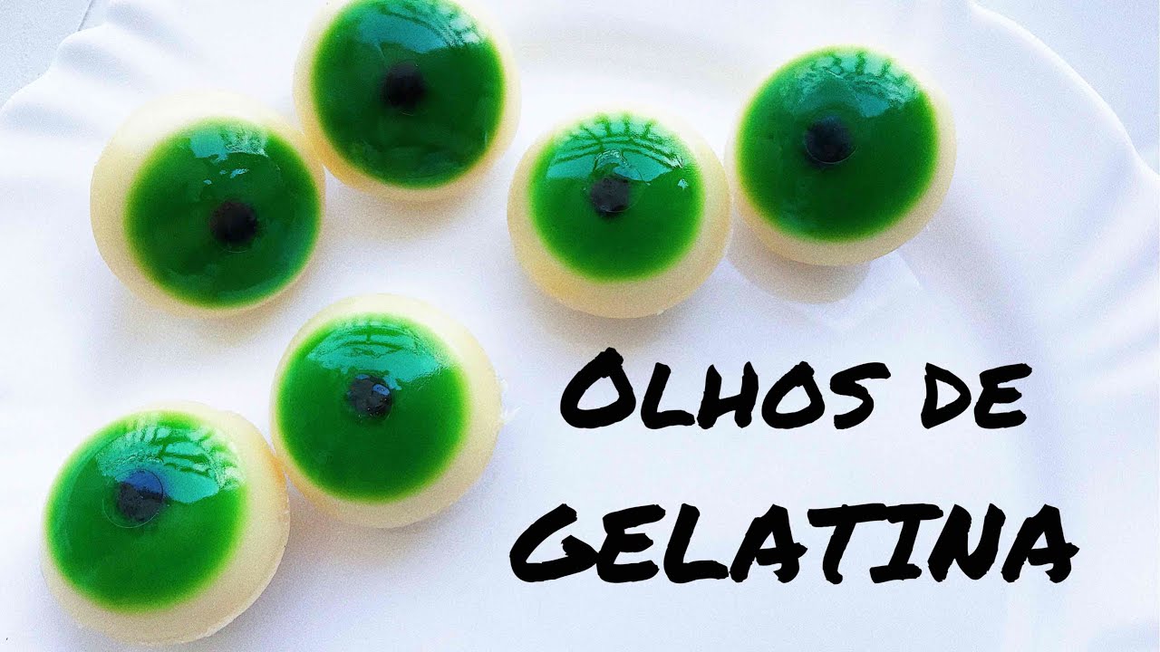 OLHO DE GELATINA | #ReceitaHalloween
