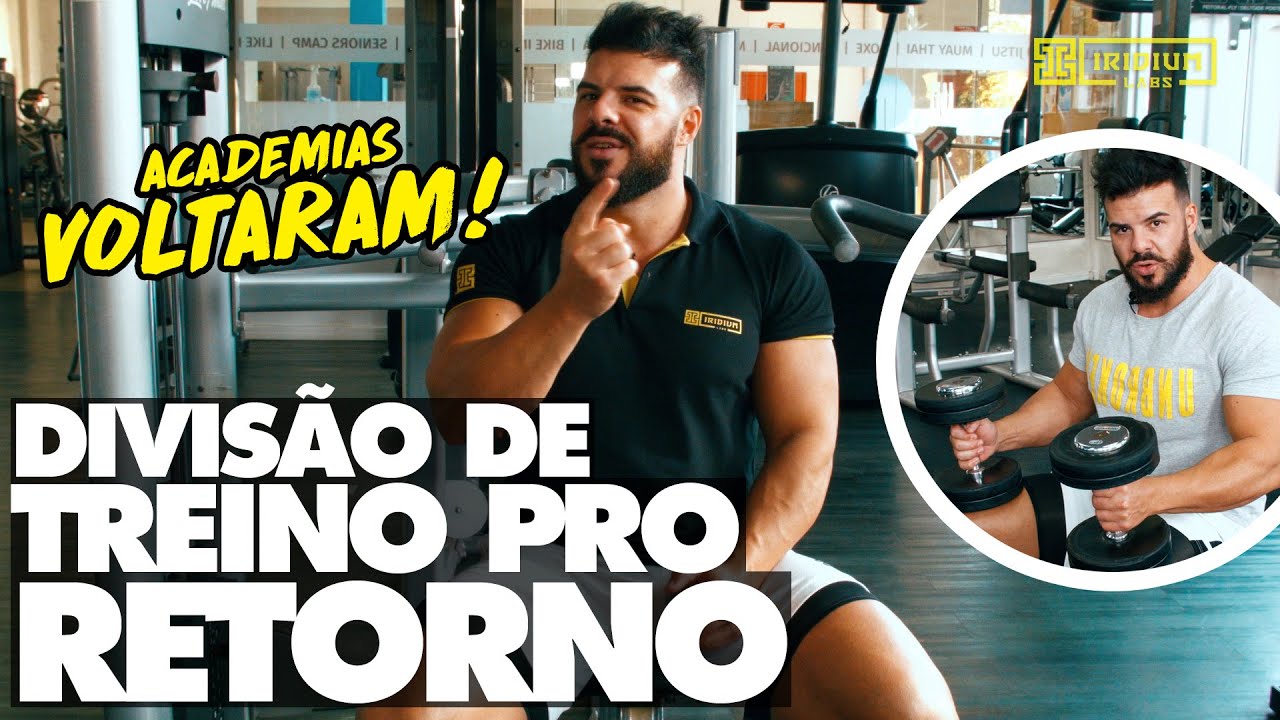 Dicas do Laércio: Uma divisão de treino apropriada para o retorno às academias