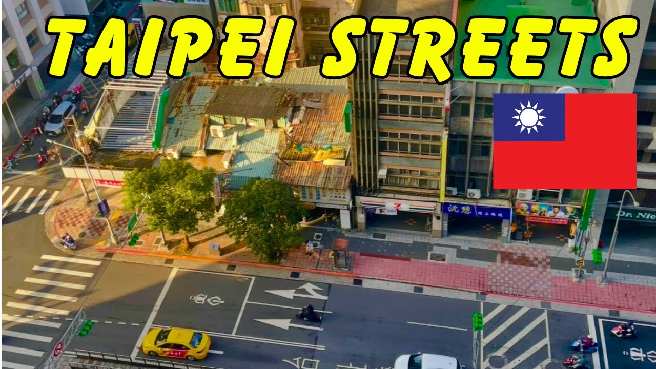 LIVE 🇹🇼 Taipei City street view