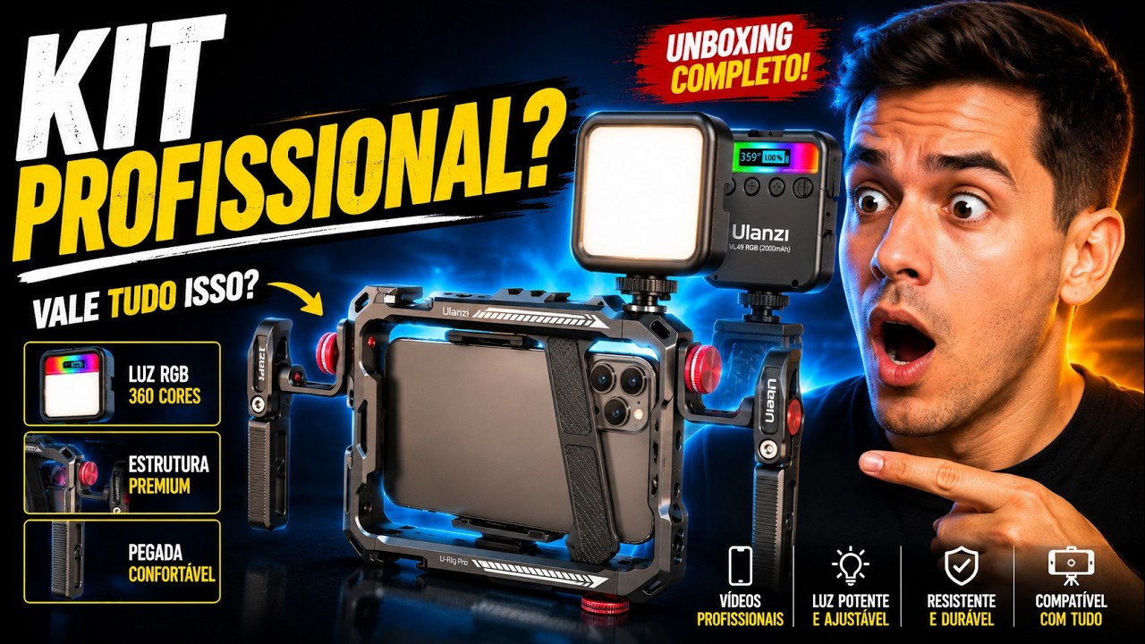 Cage Ulanzi Lino – O Melhor Acessório para Gravar com Celular? [Unboxing + Review]