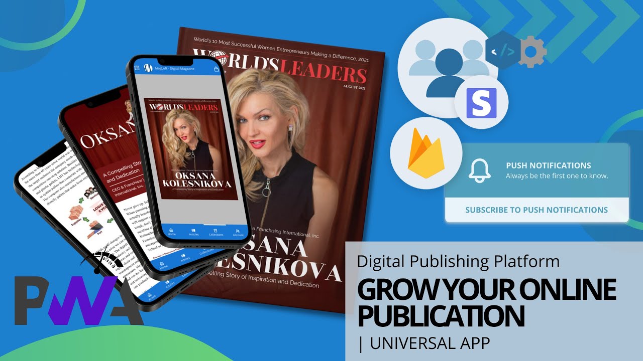 Grow your Digital Publication with MagLoft's Universal App Online Publishing Software