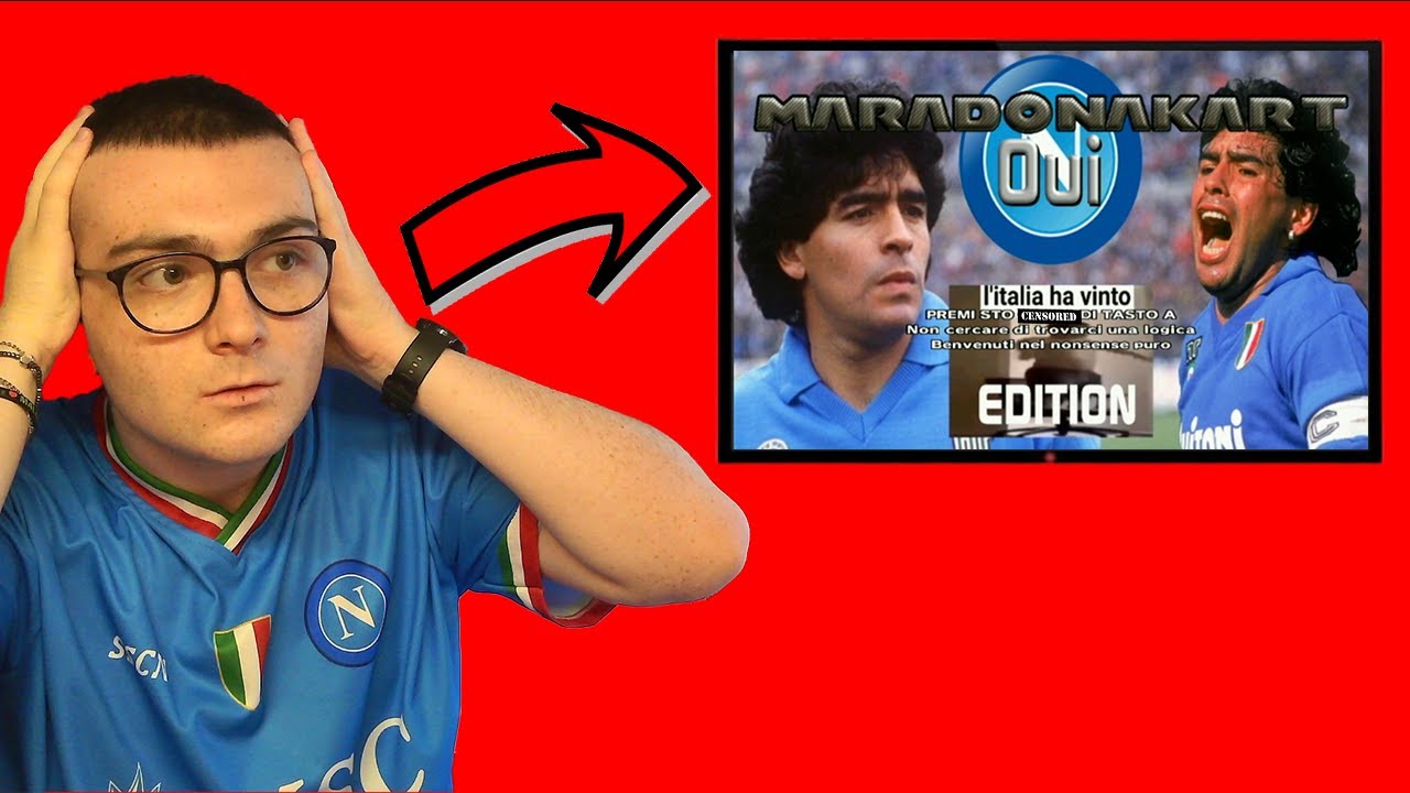 TIFOSO DEL NAPOLI GIOCA A MARADONA KART WII! (Mod di Mario Kart Wii)