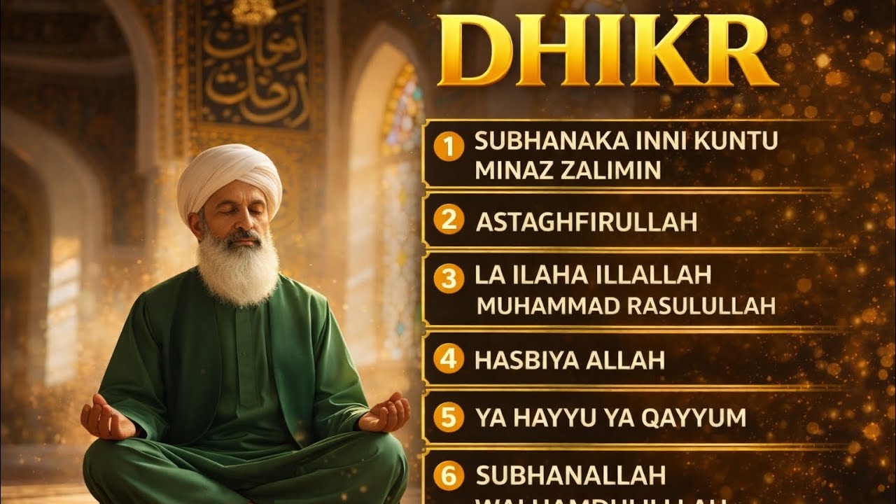 Most Powerful Islamic Dhikr Playlist | Peace, Healing & Spiritual Calm
