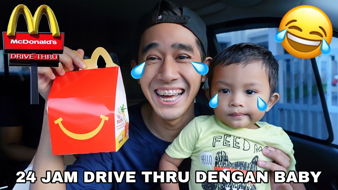 24 JAM DRIVE THRU DENGAN BABY DAYYAN 😂