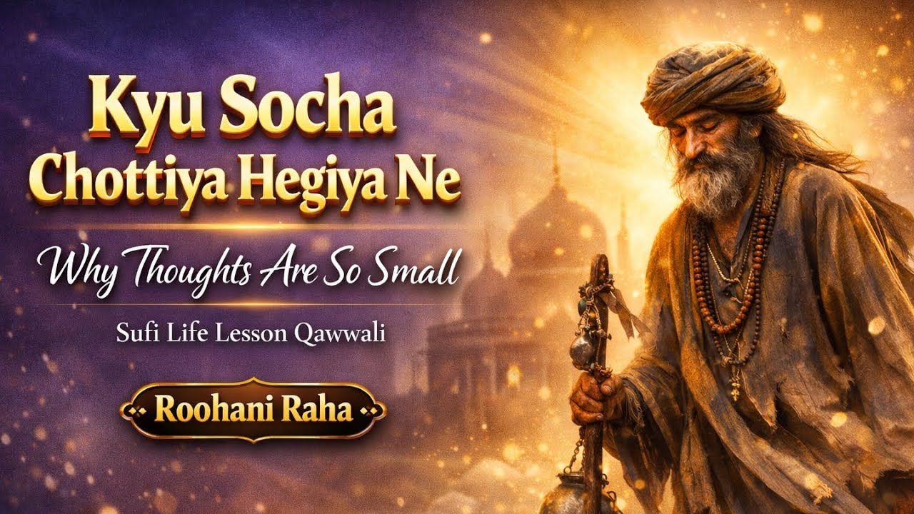 ਕਿਉਂ ਸੋਚਾਂ ਛੋਟੀਆਂ ਨੇ । Sufi Soulful Qawwali । Punjabi Kalam । Reality of Life । Sufi Song । 