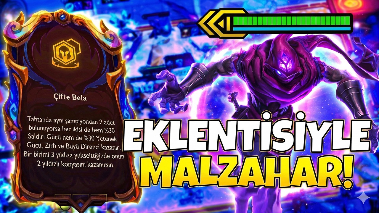 METANIN EN GÜÇLÜSÜ ÇİFTE BELA İLE MALZAHAR DİZİLİMİ OYNADIM !! LoL TFT Taktik Savaşları