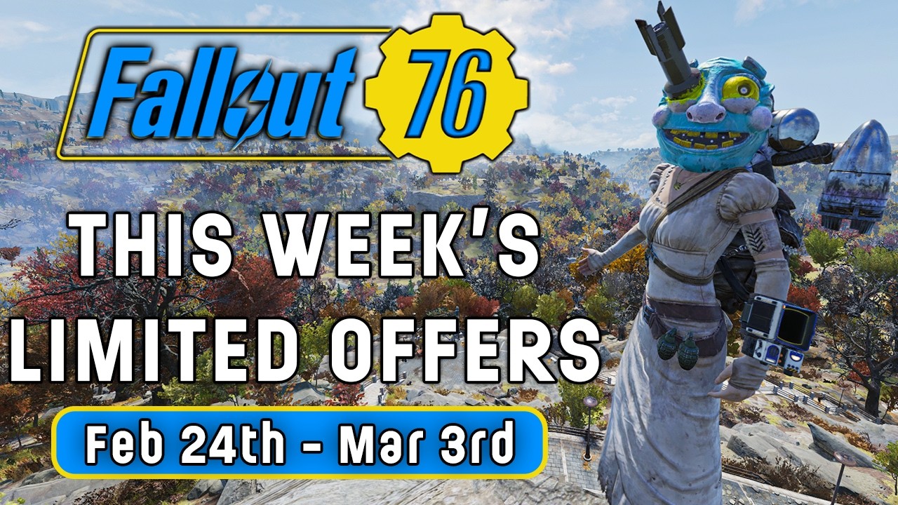 Ограниченные по времени предложения в Atomic Shop на этой неделе в Fallout 76