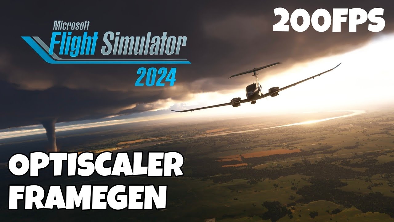 Microsoft Flight Simulator 2024 9070XT OptiScaler Frame Gen