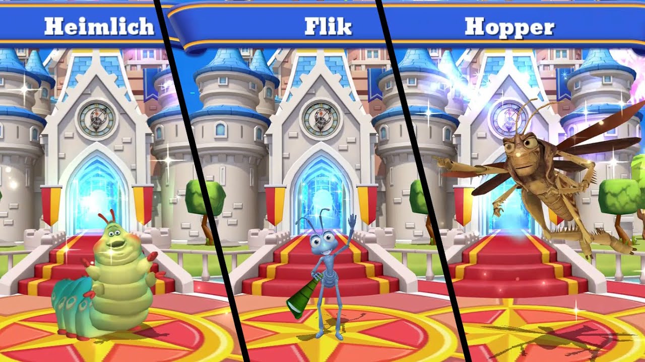 Welcome Screens A BUG'S LIFE CHARACTERS | Disney Magic Kingdoms