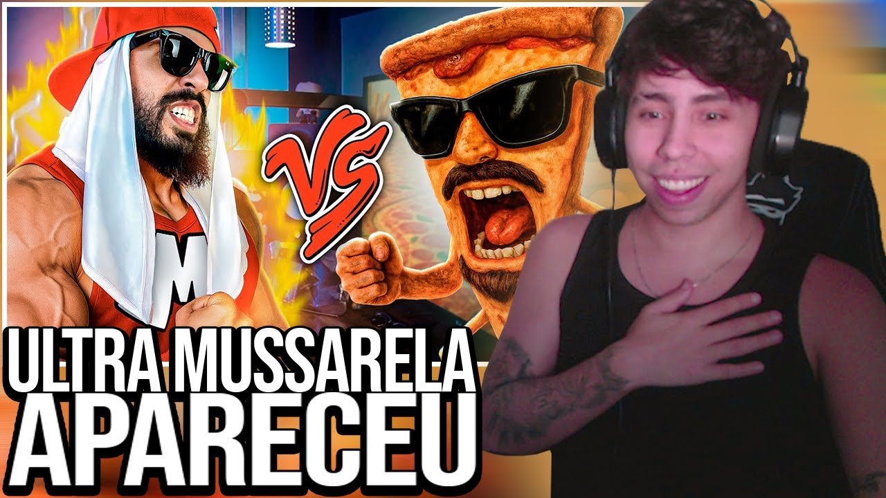 Pizza Mussarelinha🍕 Vs. Ultra Mussa💪🏼 - Batalha de Rima React