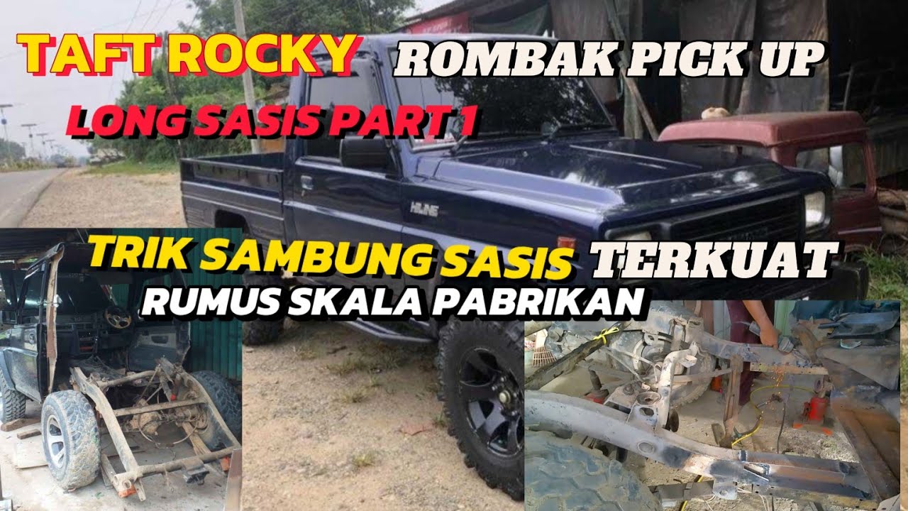 ROMBAK TAFT ROCKY JADI PICK UP