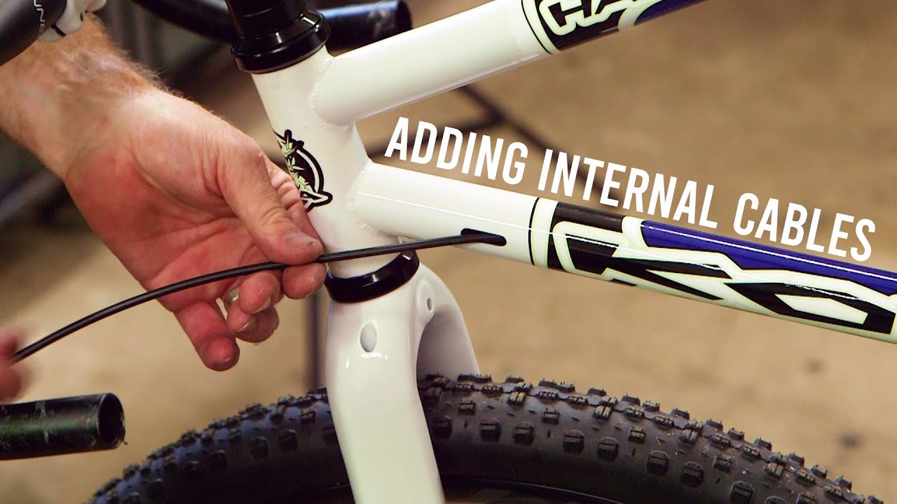 Adding internal cables to my steel mountain bike frame