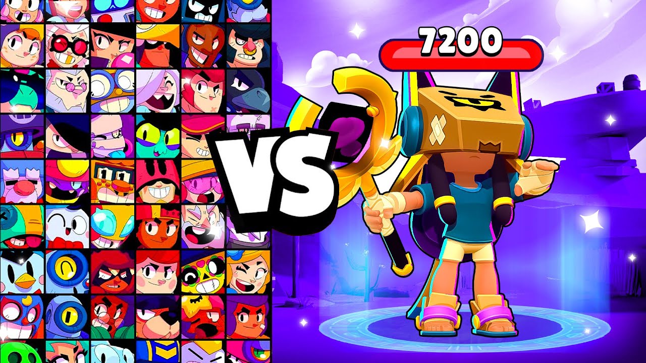 ФИНКС против ВСЕХ БРАВЛЕРОВ! С СУПЕРОМ и ГАДЖЕТОМ! | Brawl Stars