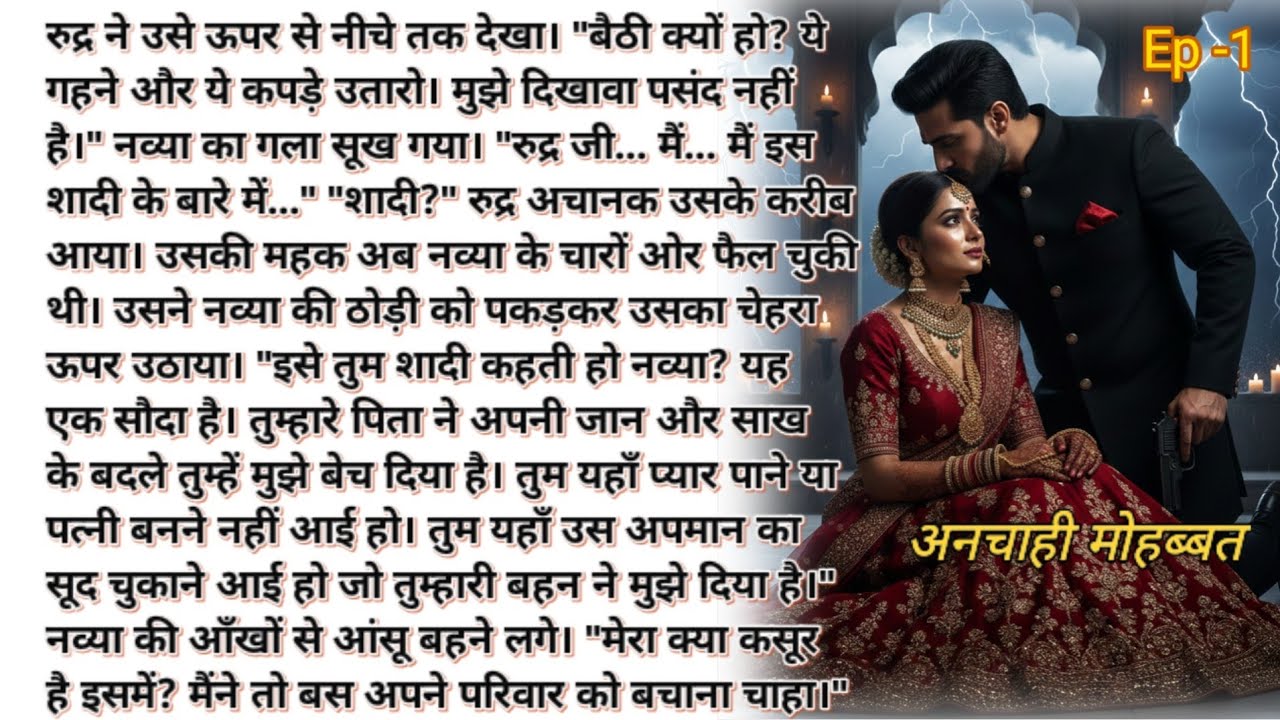 अनचाही मोहब्बत💕 | हिंदी उपन्यास | part-1 || Most Romantic Novel In Hindi | Suvichar Kahaniya || pyar