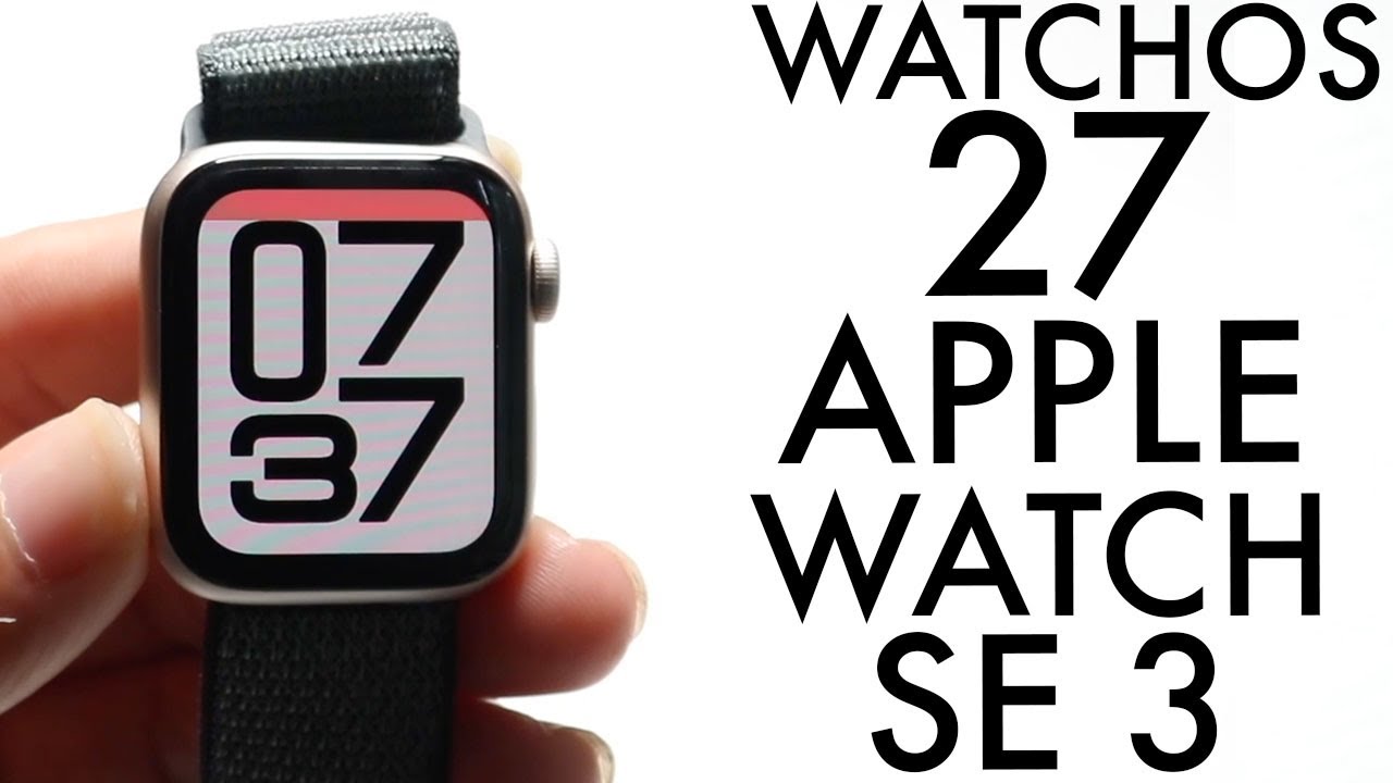 watchOS 27 на Apple Watch SE 3! (Новые функции и время работы от аккумулятора)