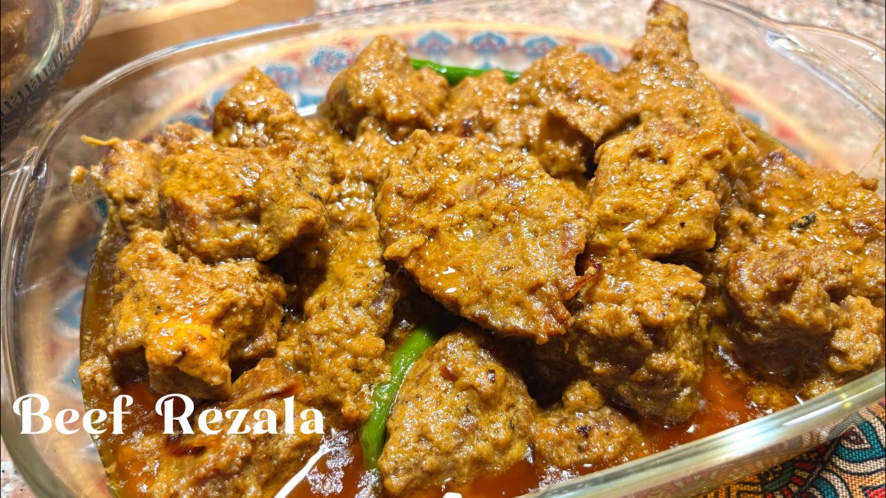 Beef Rezala 🔥গরুর মাংসের রেজালা ‌!!  ঘরেই তৈরি করে নিন বিয়ে বাড়ির স্বাদে শাহী Beef Rezala 🔥