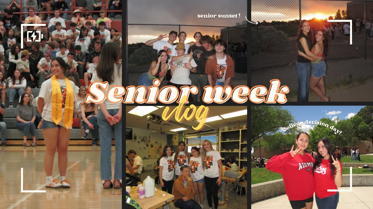 SENIOR WEEK 2025 ! 🌅🎓🏫