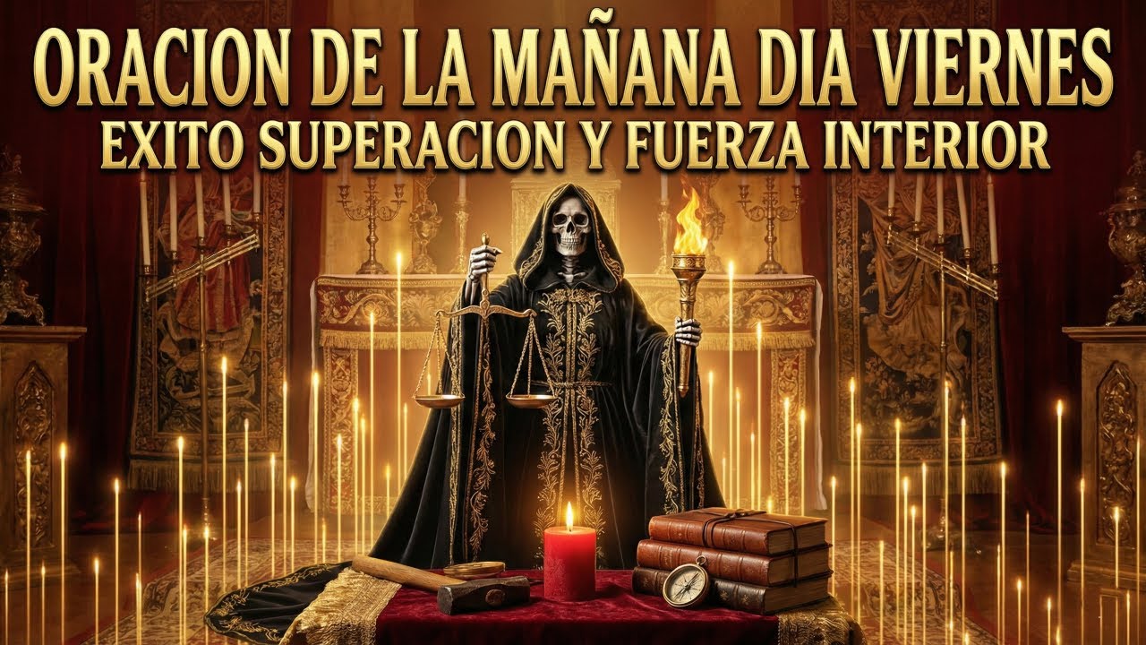🕯️ 🌅 Oración De La Mañana A La Santa Muerte Dia Viernes 🌅 Éxito, Superación Y Fuerza Interior 🌅