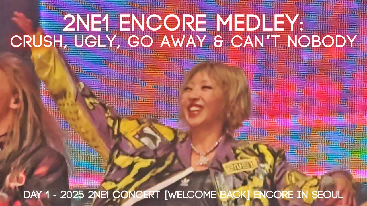 [MINZY FANCAM] 20250412 Crush + Ugly.+ GoAway+Can'tNobody @ 2NE1 WBTour Encore  (DAY 1)