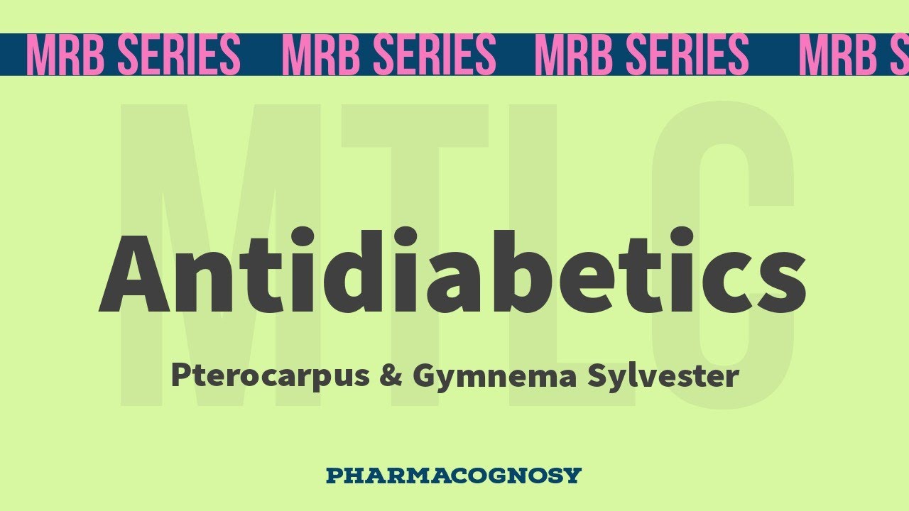 MRB Pharmacist Exam ||Pharmacognosy || pterocarpus|| Gymnema Sylvester